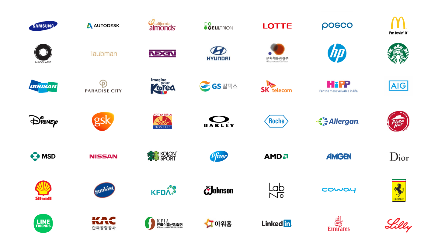 Korea client list
